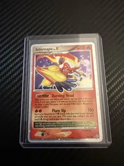 Pokemon Infernape LV.X Level-Up Holo Card 121/130 LP - Image 4
