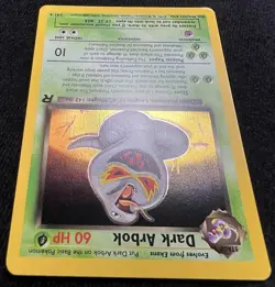 Dark Arbok 2/82 Team Rocket Holo Rare WOTC Vintage Pokemon Card w/ 💫 SWIRL - Lp - Image 3