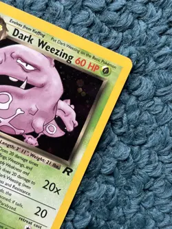 DARK WEEZING 14/82 Team Rocket Set - Pokemon WOTC Holo RARE Vintage Card - LP - Image 5
