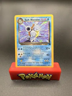 Dark Blastoise - 20/82 -Pokemon Team Rocket Unlimited Rare Card WOTC NM NON HOLO - Image 1