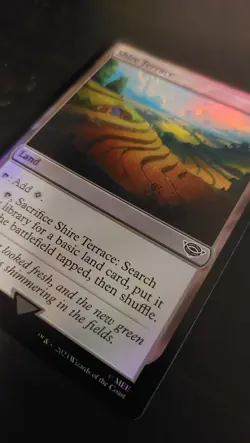 Foil Shire Terrace 261 Lord of the Rings Magic the Gathering Card - Image 1