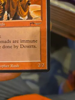 MTG Arabian Nights Desert Nomads Never Played - Image 4