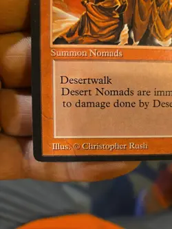 MTG Arabian Nights Desert Nomads Never Played - Image 5