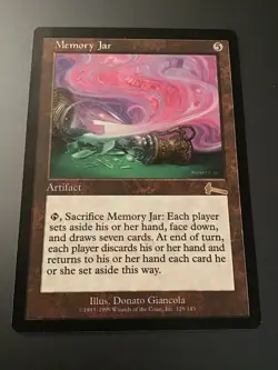 MTG Urza's Legacy #129 Memory Jar NM - Image 1