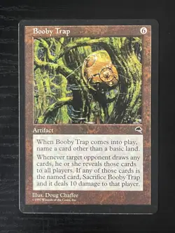 Booby Trap Tempest MTG Magic the Gathering - Near Mint - Image 1