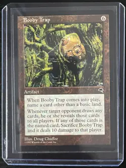 Booby Trap Tempest MTG Magic the Gathering - Near Mint - Image 3