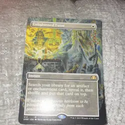 Magic: The Gathering Enlightened Tutor Instant Dominaria Remastered White Rare - Image 1