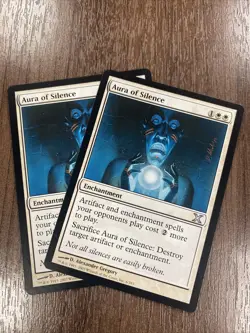 Aura of Silence MTG Tenth Edition 6/383 Regular Uncommon - Image 1