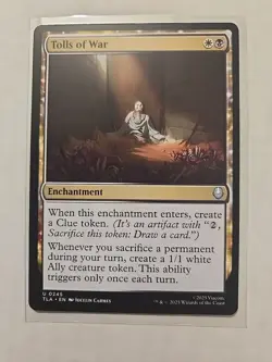 Tolls of War - Avatar - NM - Uncommon - Enchantment - MTG - Image 1