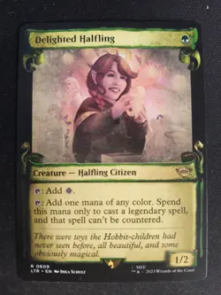MTG Delighted Halfling: Tales of Middle-earth 609 Scroll - Image 1