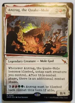 MTG Magic [x1] Anzrag, the Quake Mole [x1] SHOWCASE Murders at Karlov Manor M/NM - Image 1