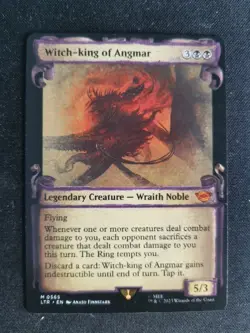 MTG Witch-king Of Angmar Lotr: Tales of Middle-earth 565 Scroll - Image 1