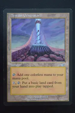 Magic The Gathering MTG TERRAIN GENERATOR Nemesis LP Lightly Played - Image 1