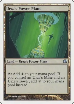 Magic The Gathering MTG URZA'S POWER PLANT Ninth Edition NM Near Mint - Image 1