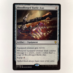 MISCUT BLOODFORGED BATTLE-AXE COMMANDER 2017 LP MTG - Image 1