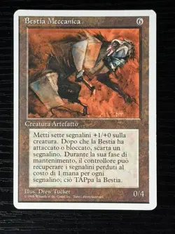 Magic MTG Italian Revised Clockwork Beast Artist Proof Near Mint Only 50 Exist! - Image 1
