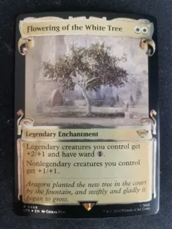 MTG Flowering Of The White Tree Lotr: Tales of Middle-earth 466 Scroll *FOIL* - Image 1