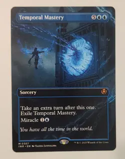 Mtg Innistrad Remastered Temporal Mastery Borderless NM - Image 1