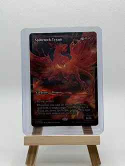 Magic:The Gathering - Lorwyn Eclipsed - Spinerock Tyrant Foil Showcase Mythic NM - Image 1