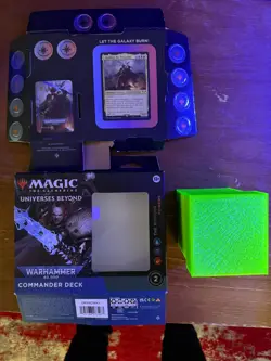 MTG Universes Beyond: Warhammer 40K Commander The Ruinous Powers Deck -open box - Image 1