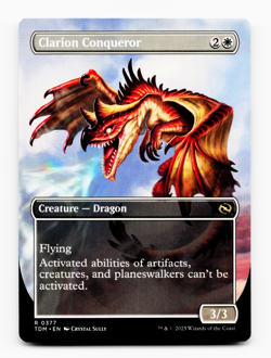 Clarion Conqueror (Borderless) - [Tarkir: Dragonstorm] MTG Magic ⚪ - Image 2
