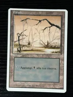 Magic MTG Italian Revised Swamp Artist Proof Near Mint - Only 50 Exist! - Image 1