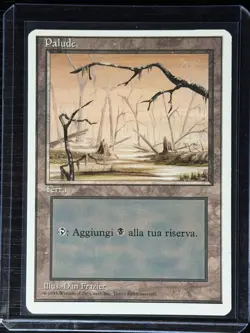 Magic MTG Italian Revised Swamp Artist Proof Near Mint - Only 50 Exist! - Image 3