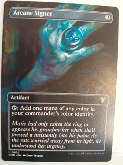 Arcane Signet (Borderless) Commander Masters Regular - Image 1