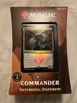 Magic the Gathering STRIXHAVEN 2021 Commander Deck Silverquill Statement Sealed - Image 1