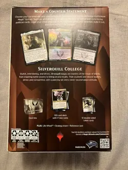 Magic the Gathering STRIXHAVEN 2021 Commander Deck Silverquill Statement Sealed - Image 2