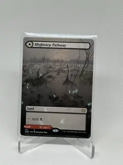 MTG Kaldheim #291 Blightstep Searstep Pathway Extended Borderless NM - Image 1