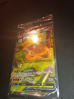(Promo pack) Pokemon TCG Charizard v SWSH260 Black Star Promo pack 2022 - Image 2