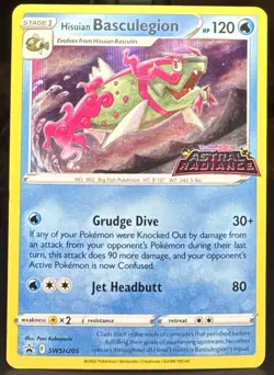 Pokemon Hisuian Basculegion SWSH205 Astral Radiance (Stamped) Black Star Promo - Image 1
