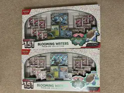 Pokemon TCG Scarlet & Violet 151 Blooming Waters Premium Collection Lot of 2 - Image 1