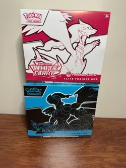 Pokemon Center Black Bolt & White Flare Elite Trainer Box ETB Set Sealed NO TEAR - Image 1