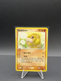 Pokemon TCG- Sandshrew 74/109 EX Team Rocket Returns LP - Image 1