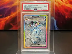 2025 POKEMON PRE EN SPECIAL ILLUSTRATION RARE #150 GLACEON EX PSA 9 🐦‍🔥 - Image 1