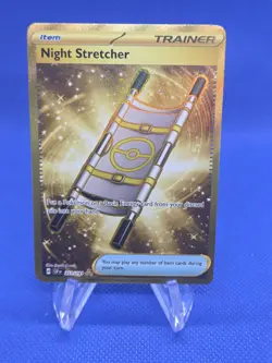 Pokemon SV08 Surging Sparks Night Stretcher 251/191 Gold Hyper Rare NM - Image 1