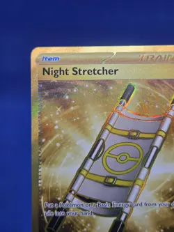 Pokemon SV08 Surging Sparks Night Stretcher 251/191 Gold Hyper Rare NM - Image 3