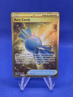 Pokemon SV01 Scarlet & Violet Base Set Rare Candy 256/198 Gold Hyper Rare NM - Image 1