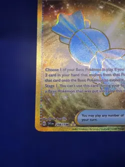 Pokemon SV01 Scarlet & Violet Base Set Rare Candy 256/198 Gold Hyper Rare NM - Image 5
