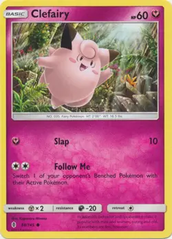4x NM-Mint Clefairy - 88/145 - Common Pokemon Guardians Rising - Image 1