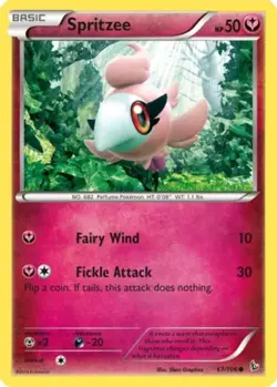 4x NM-Mint Spritzee - 67/106 - Common Pokemon Flashfire - Image 1