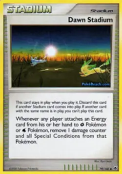4x NM-Mint Dawn Stadium - 79/100 - Uncommon Pokemon Majestic Dawn - Image 1