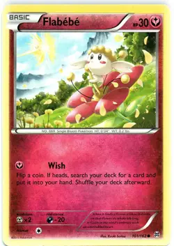 4x NM-Mint Flabebe - 101/162 - Common Pokemon BREAKthrough - Image 1