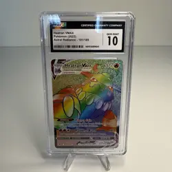 Pokemon Astral Radiance Rainbow Secret Rare Heatran VMAX 191/189 CGC 10 - Image 1