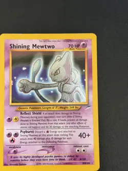 SHINING MEWTWO 2002 POKEMON NEO DESTINY TRIPLE RARE HOLO 109/105 - Image 5