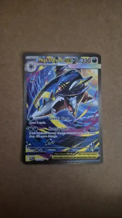 Pokemon TCG Mega Sharpedo Ex 127/094 Special Illustration Rare Phantasmal Flames - Image 1