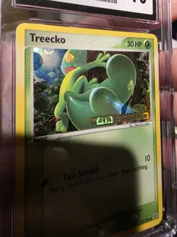 POP 19!! 2005 Pokemon EX Emerald Treecko 70/106 Reverse Holofoil CGC 10 Gem Mint - Image 5