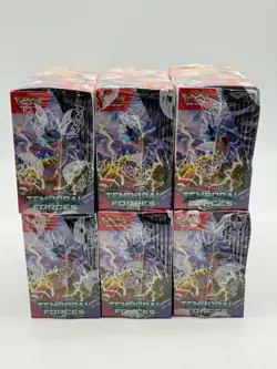 Lot of (6) Pokemon TCG SV05 Temporal Forces Booster Boxes Sealed - Image 2